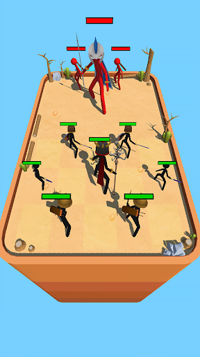 Merge Black Stickman - عکس بازی موبایلی اندروید
