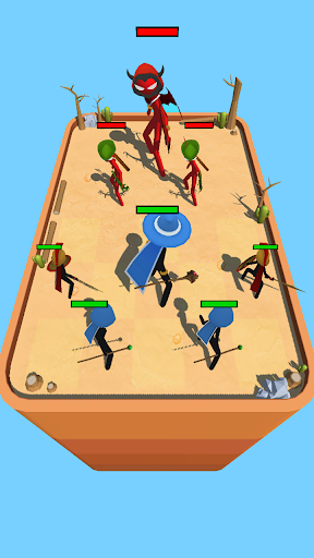 Merge Black Stickman - عکس بازی موبایلی اندروید