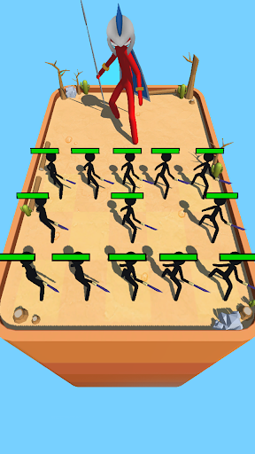 Merge Black Stickman - عکس بازی موبایلی اندروید