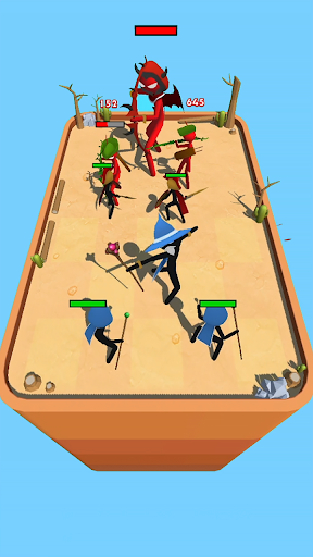 Merge Black Stickman - عکس بازی موبایلی اندروید