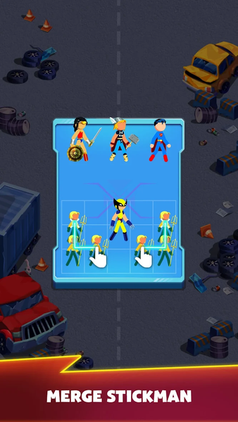 Merge Master : Legend Stickman - عکس بازی موبایلی اندروید