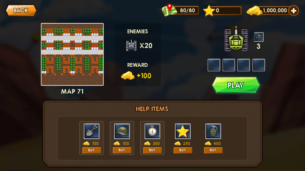 Tank 1990 - Battle City - Gameplay image of android game