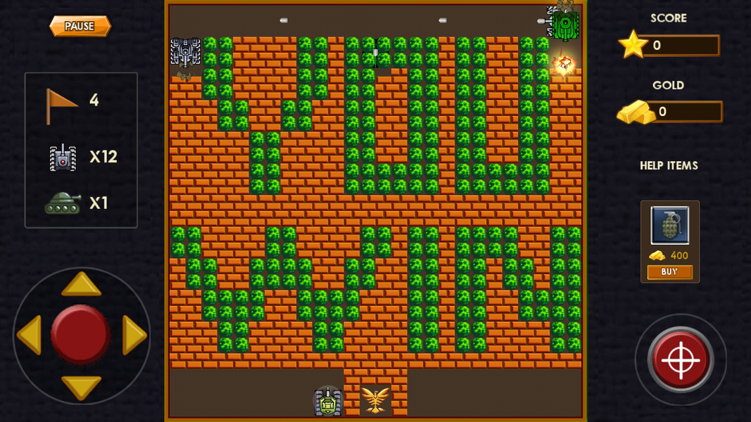 Tank 1990 - Battle City - Gameplay image of android game