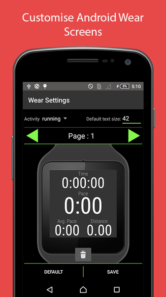 Android wear running app best sale