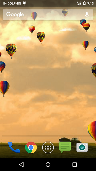 Balloon Live Wallpaper - Hot A - Image screenshot of android app