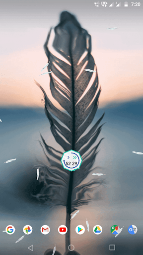 Magic Neo Wave : Feather LWP - Image screenshot of android app