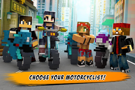 Dirtbike Survival Block Motos – مسابقه موتورسواری با لگوها - عکس بازی موبایلی اندروید