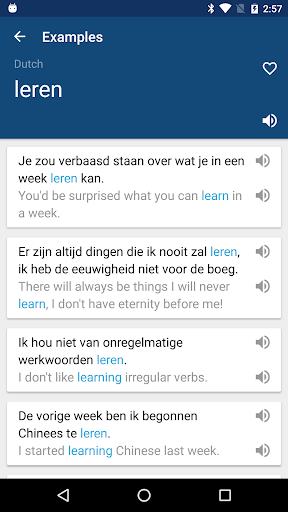 Dutch English Dictionary - Image screenshot of android app