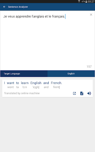 French English Dictionary - Image screenshot of android app
