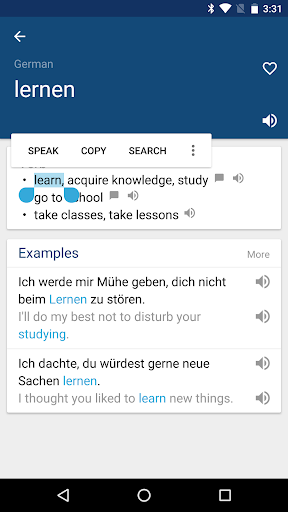 German English Dictionary & Tr - Image screenshot of android app