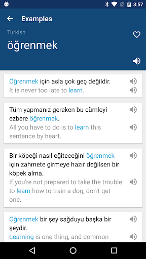 Turkish English Dictionary İng - Image screenshot of android app