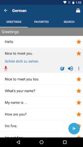 Learn German Phrases | German Translator - عکس برنامه موبایلی اندروید