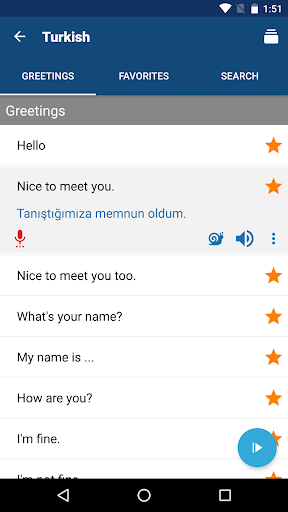 Learn Turkish Phrases - Image screenshot of android app