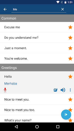 Learn Turkish Phrases - عکس برنامه موبایلی اندروید