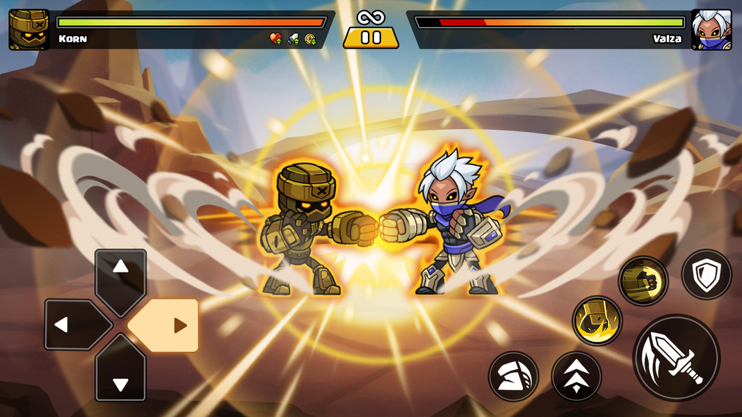 Brawl Fighter - Super Warriors - Gameplay image of android game
