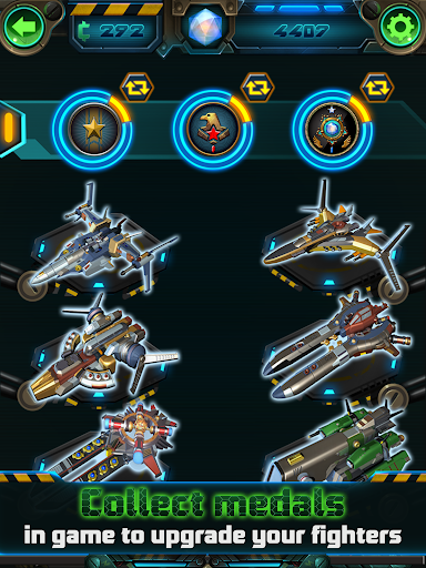 Sky Force: Fighter Combat - عکس بازی موبایلی اندروید