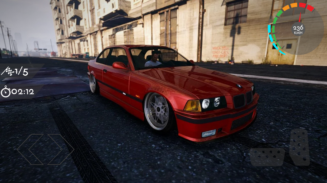 E36 Street Drag & Drift Racing - Gameplay image of android game