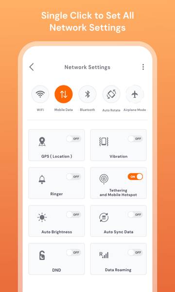 Fast Phone Settings - Image screenshot of android app