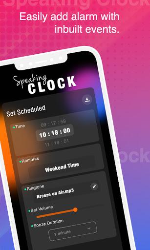 Speaking Clock Live Wallpaper - عکس برنامه موبایلی اندروید