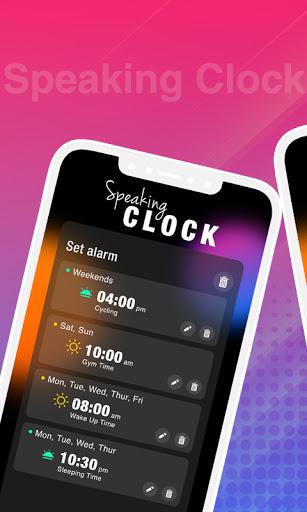 Speaking Clock Live Wallpaper - عکس برنامه موبایلی اندروید
