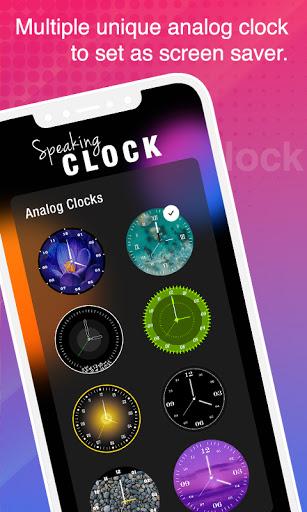 Speaking Clock Live Wallpaper - عکس برنامه موبایلی اندروید