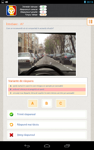 Scoala Auto - Chestionare Auto - عکس برنامه موبایلی اندروید