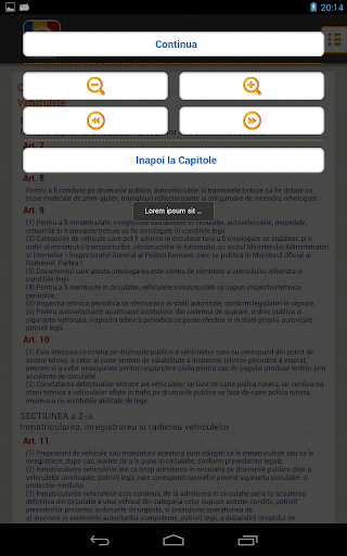 Scoala Auto - Chestionare Auto - عکس برنامه موبایلی اندروید