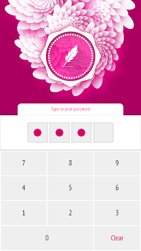 Secret diary with passcode - Image screenshot of android app