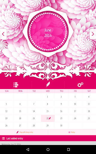 Secret diary with passcode - عکس برنامه موبایلی اندروید