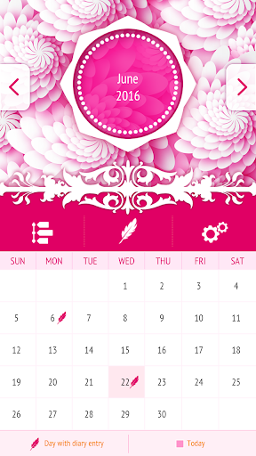 Secret diary with passcode - عکس برنامه موبایلی اندروید