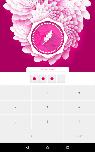 Secret diary with passcode - عکس برنامه موبایلی اندروید