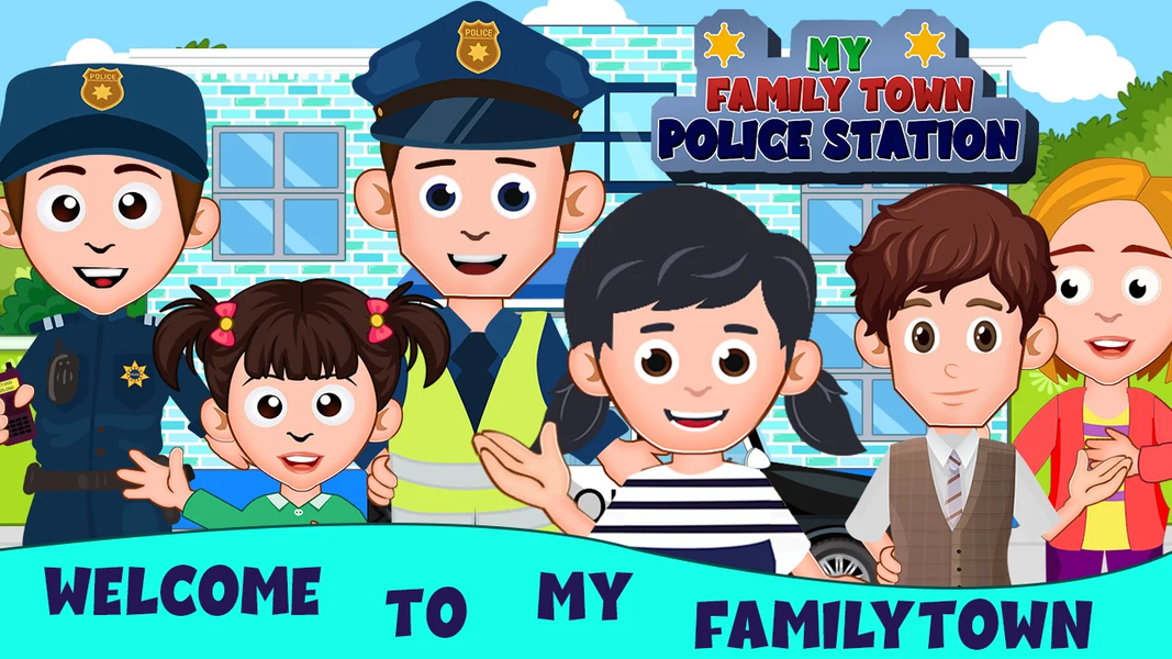 My Family Town - City Police - Gameplay image of android game