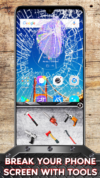 Break Screen Glass App Prank - عکس برنامه موبایلی اندروید