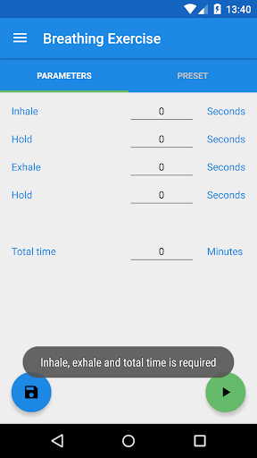 Breathing exercise - عکس برنامه موبایلی اندروید