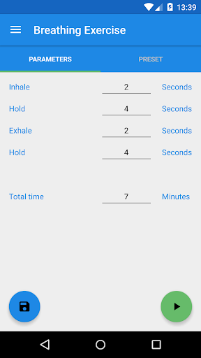 Breathing exercise - عکس برنامه موبایلی اندروید