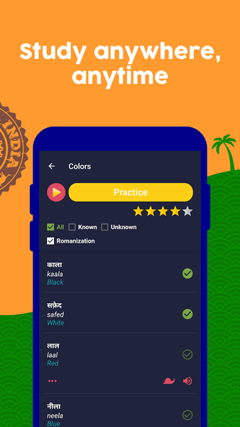 Learn Hindi - Beginners - عکس برنامه موبایلی اندروید