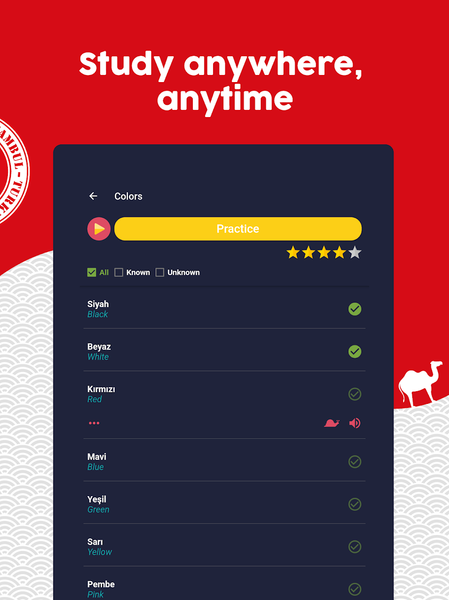 Learn Turkish - Beginners - عکس برنامه موبایلی اندروید
