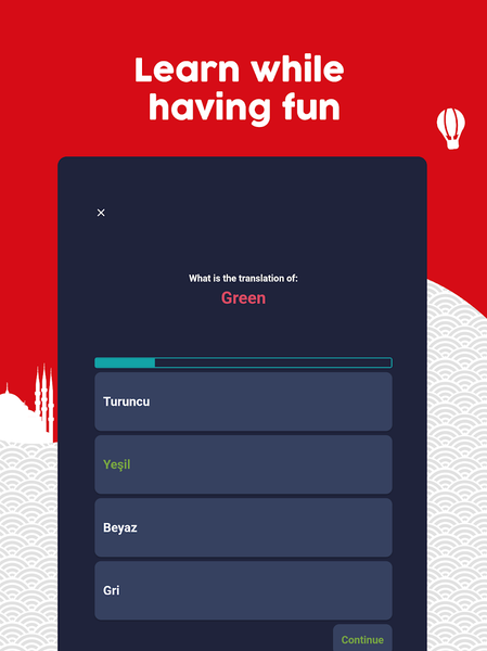 Learn Turkish - Beginners - عکس برنامه موبایلی اندروید