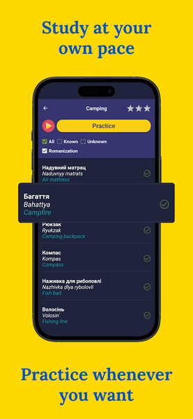Learn Ukrainian - Beginners - Image screenshot of android app