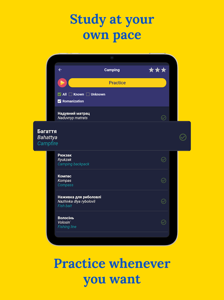 Learn Ukrainian - Beginners - Image screenshot of android app