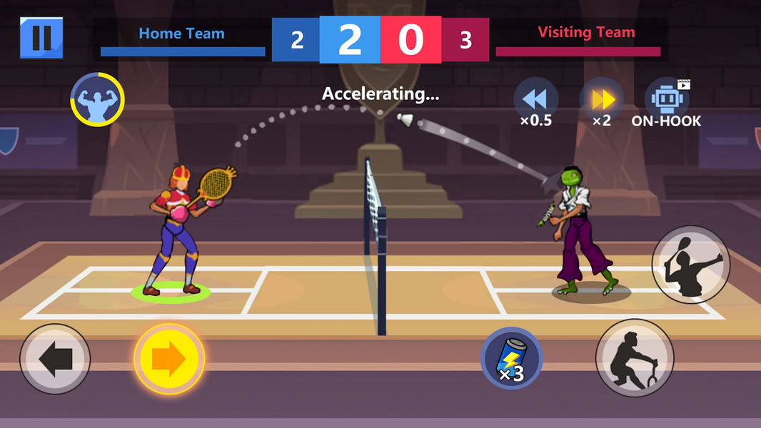 Badminton Hero-Championship - Gameplay image of android game