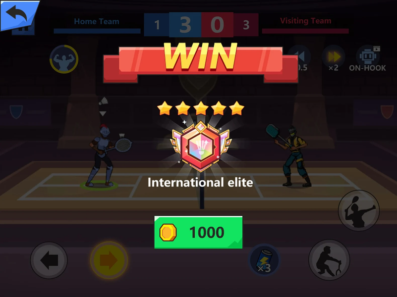 Badminton Hero-Championship - Gameplay image of android game
