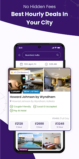 Brevistay: Book Hourly Hotel - عکس برنامه موبایلی اندروید