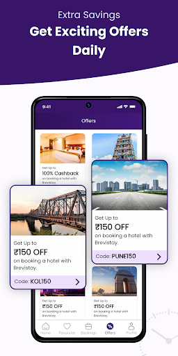 Brevistay: Book Hourly Hotel - عکس برنامه موبایلی اندروید