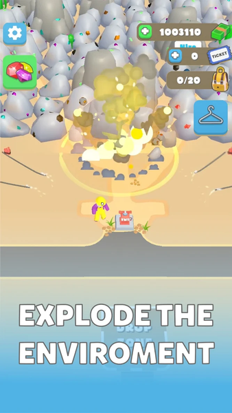 Miner Tycoon : Big Dynamite - Gameplay image of android game