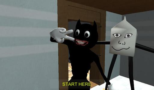 Among Cartoon Cat Night SCP Mi - Gameplay image of android game