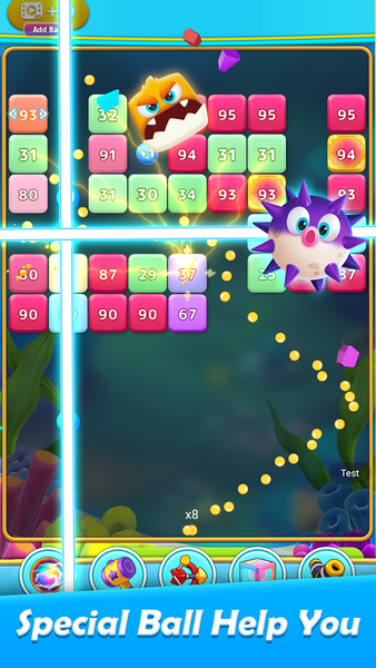 Bricks Ball Journey - Gameplay image of android game