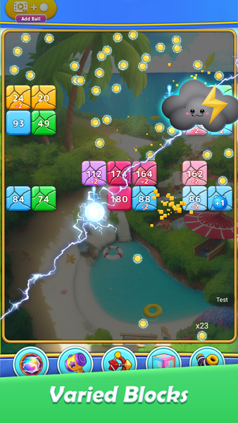 Bricks Ball Journey - Gameplay image of android game