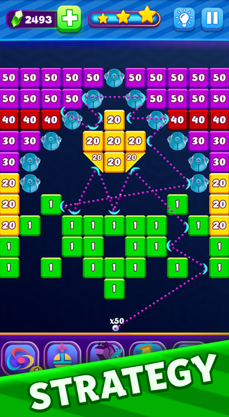 Bricks Blocks - Gameplay image of android game