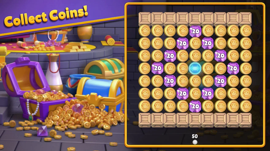 Royal Breaker - Ball Blast 3D - Gameplay image of android game